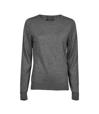 Womens/ladies sweatshirt grey melange Tee Jays