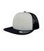 Casquette trucker snap 90s adulte blanc / noir Atlantis