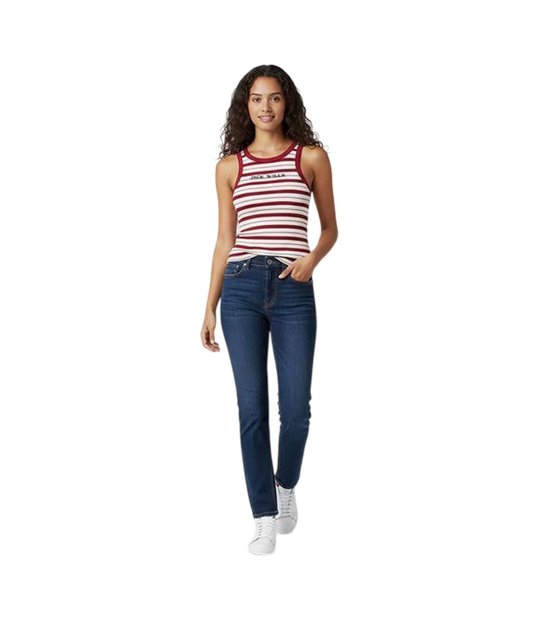Débardeur Motif/style À Rayures Femme Rouge Jack Wills-1