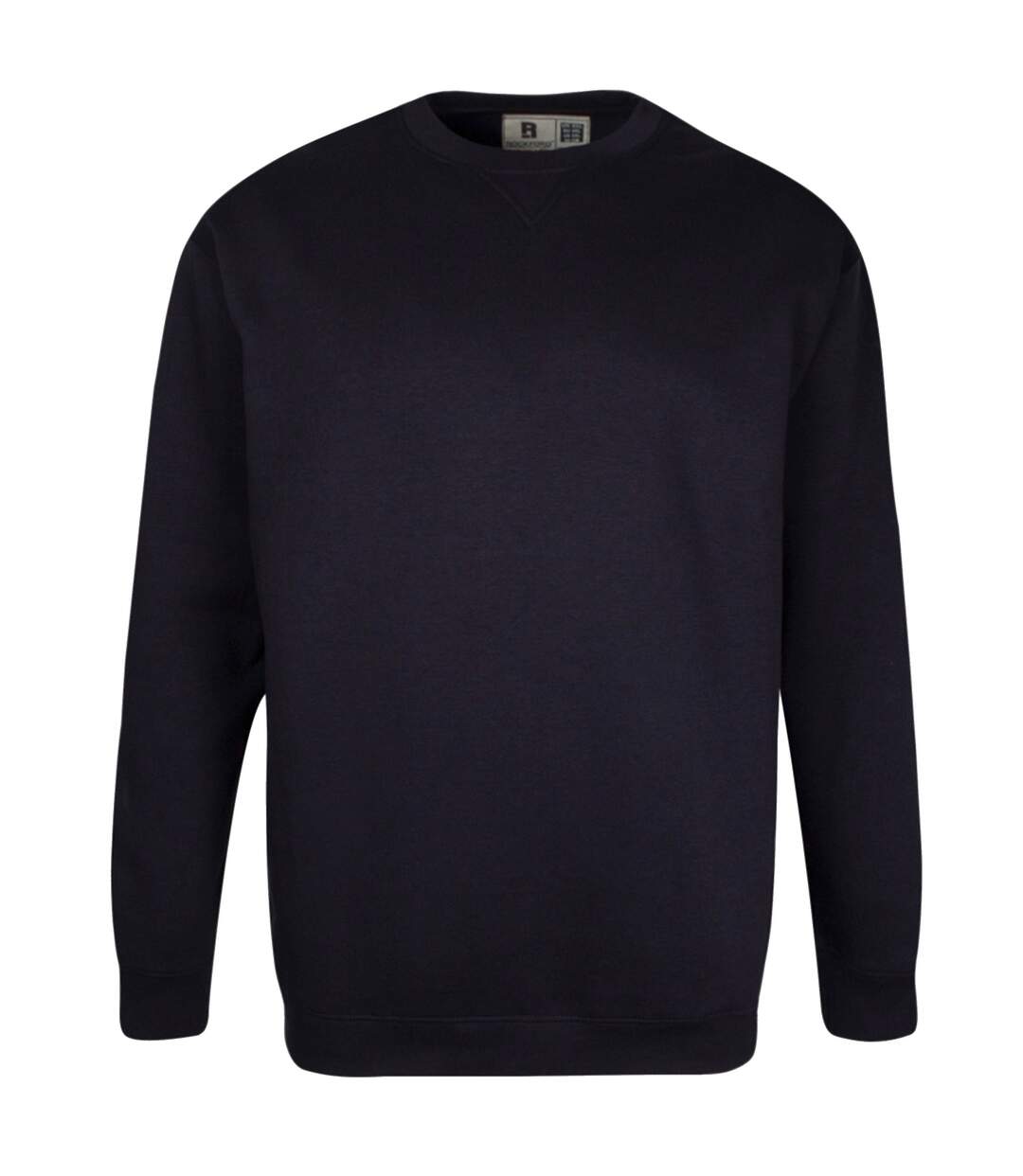 Duke Mens Rockford Kingsize Sweat Crew Neck Jumper (Black) - UTDC105-2