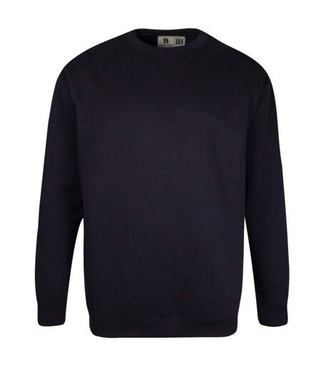 Duke Mens Rockford Kingsize Sweat Crew Neck Jumper (Black) - UTDC105