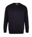 Duke Mens Rockford Kingsize Sweat Crew Neck Jumper (Black) - UTDC105-2