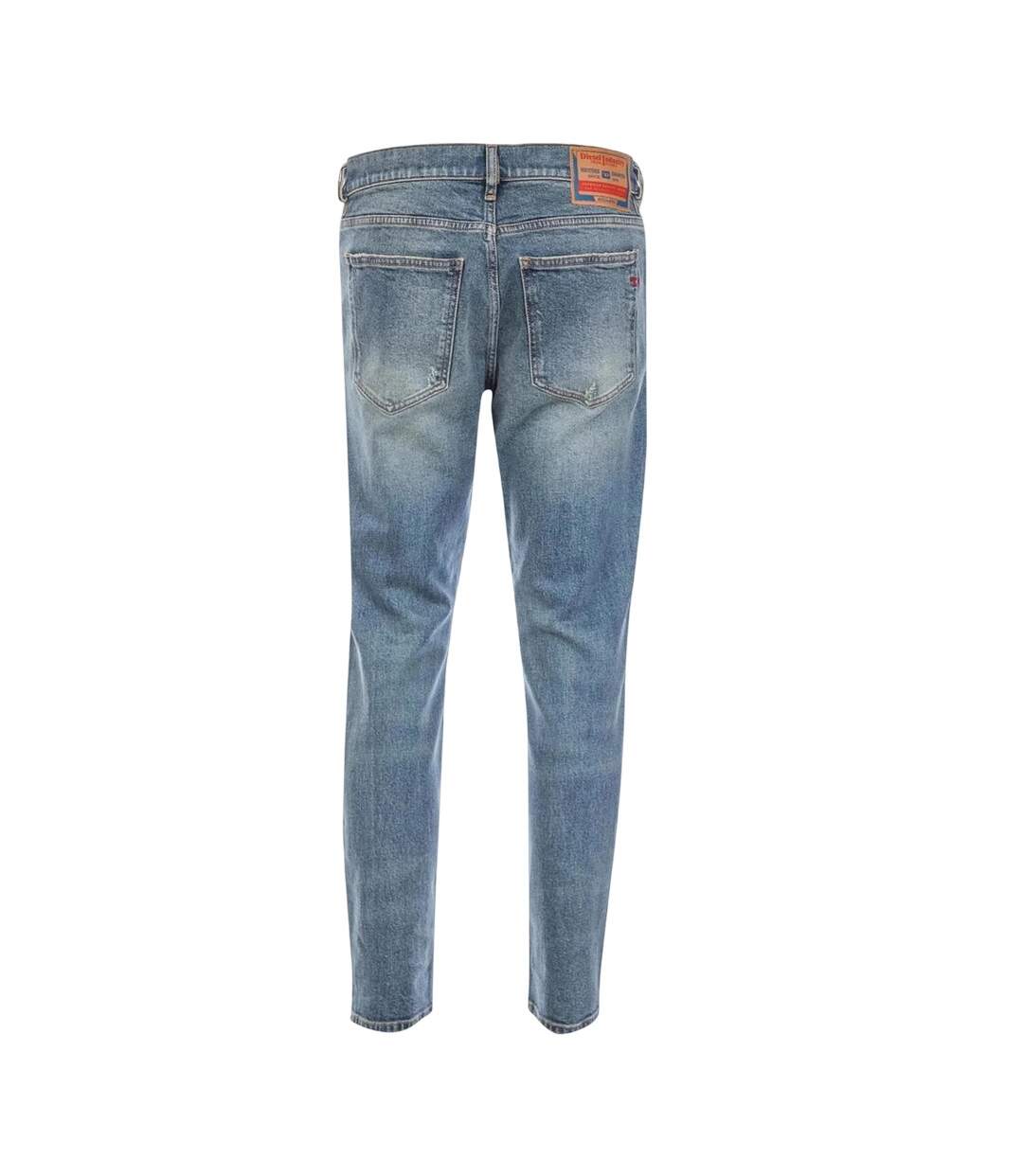 Mens 2019 D-strukt Denim Slim Jeans Blue Diesel-2