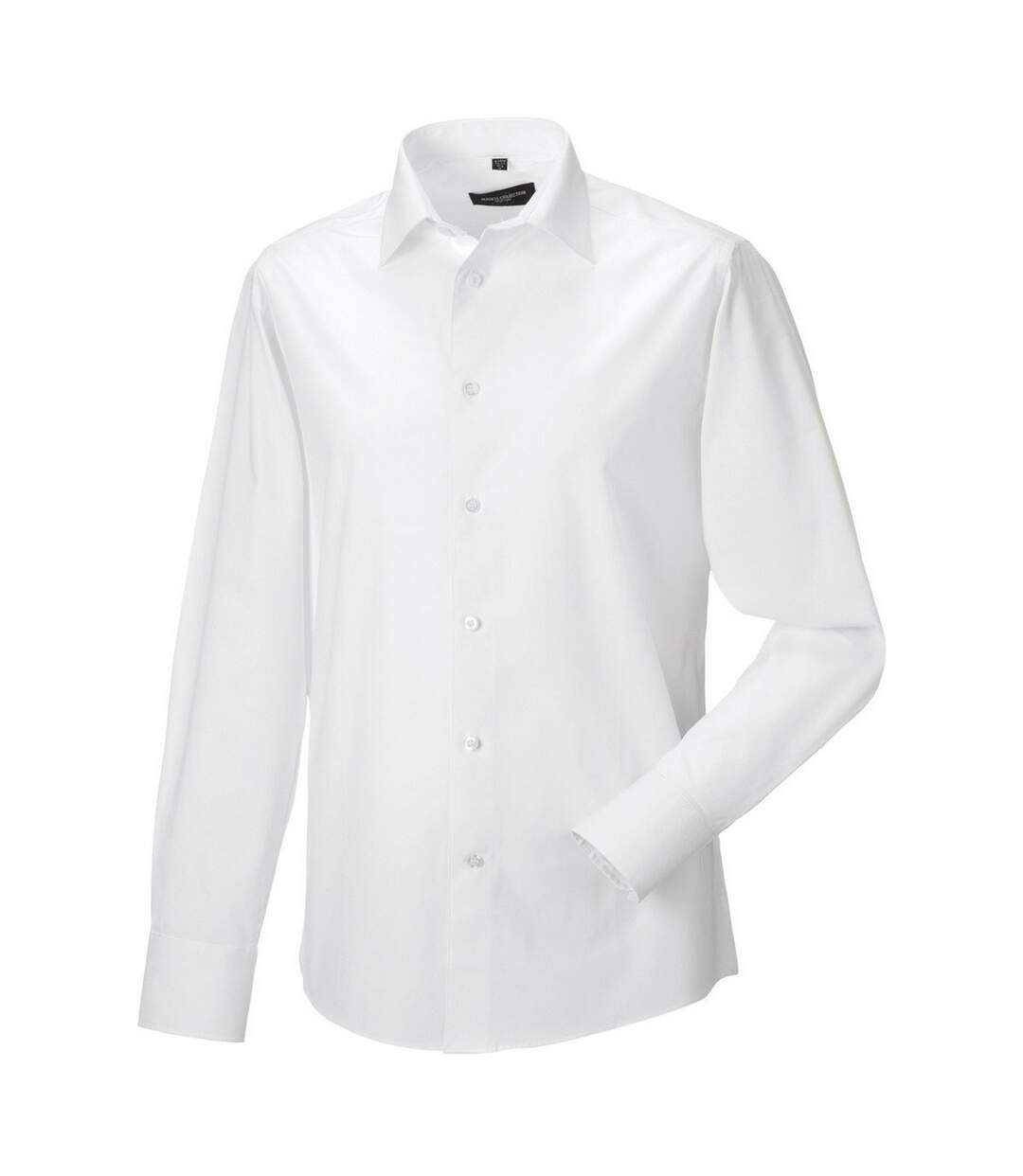 Chemise Manches Longues Homme Blanc Russell Collection-2