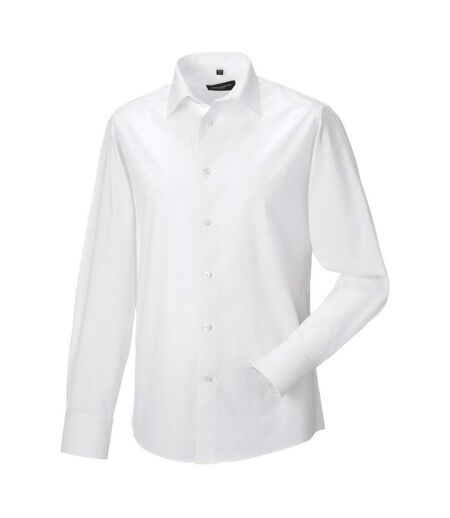 Chemise Manches Longues Homme Blanc Russell Collection
