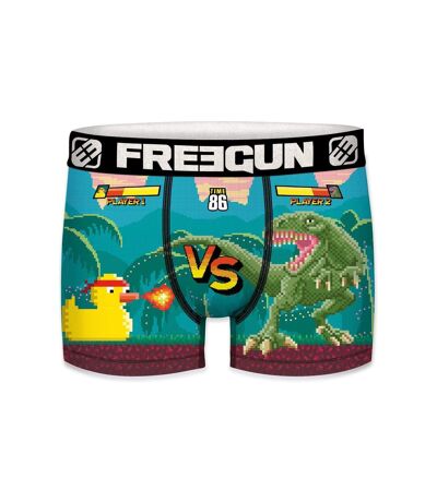 Boxer homme Geek Gaming Duck VS Dino Freegun