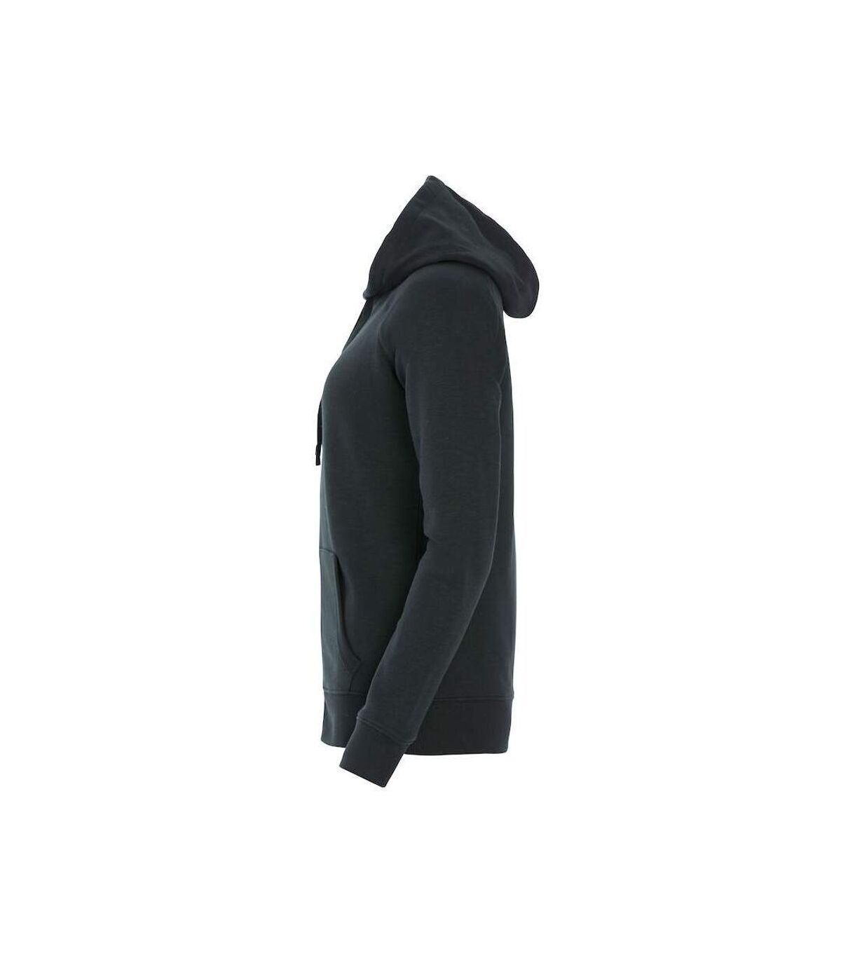 Clique Womens/Ladies Loris Melange Full Zip Hoodie (Black)