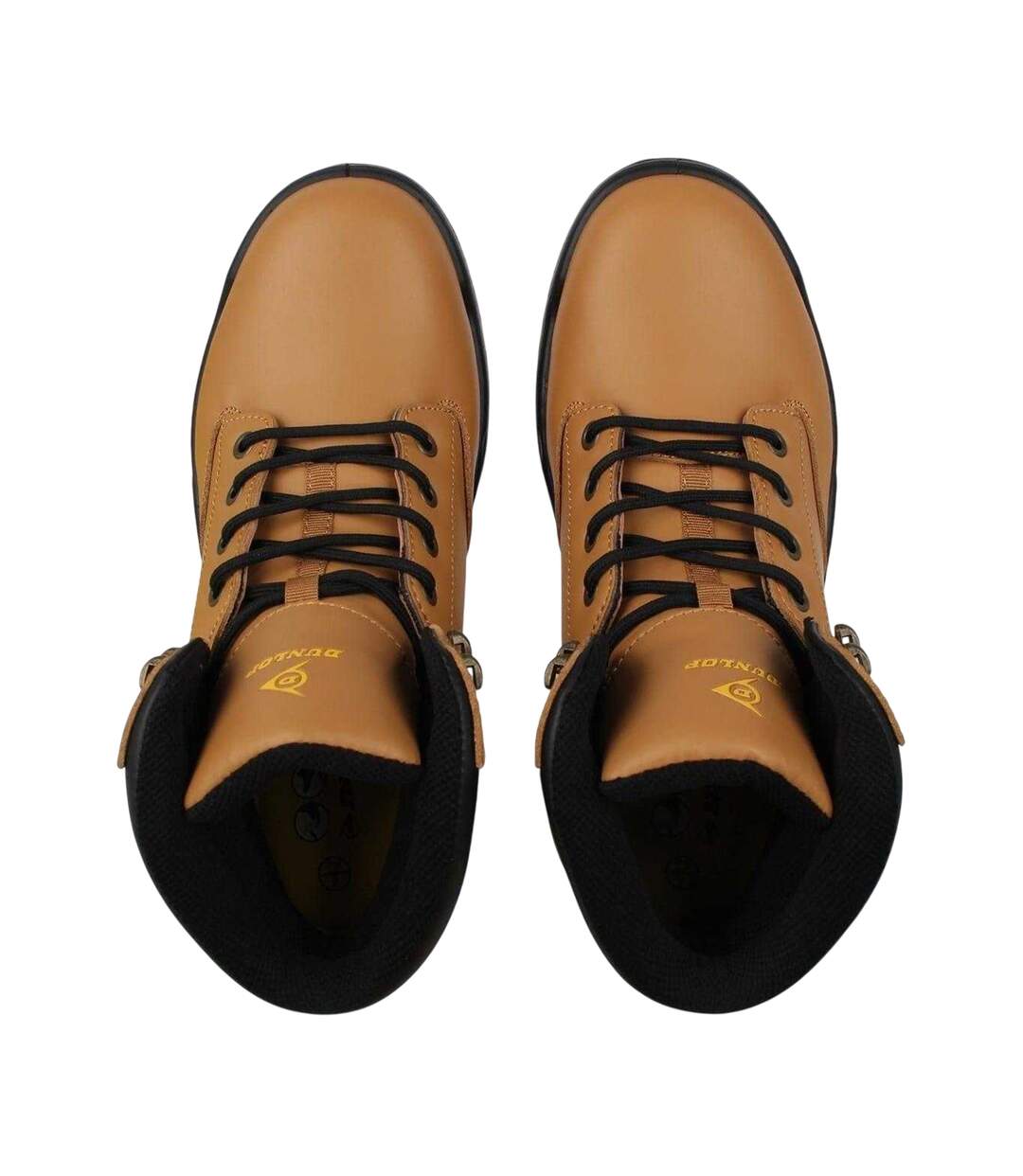 Unisex Adult Dakota Leather Safety Boots Honey Dunlop-4