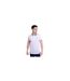 Mens Two Tone Badge Polo Shirt White Lambretta-2