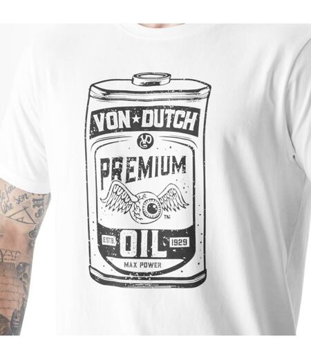 T-shirt homme col rond en jersey avec logo Oil Vondutch