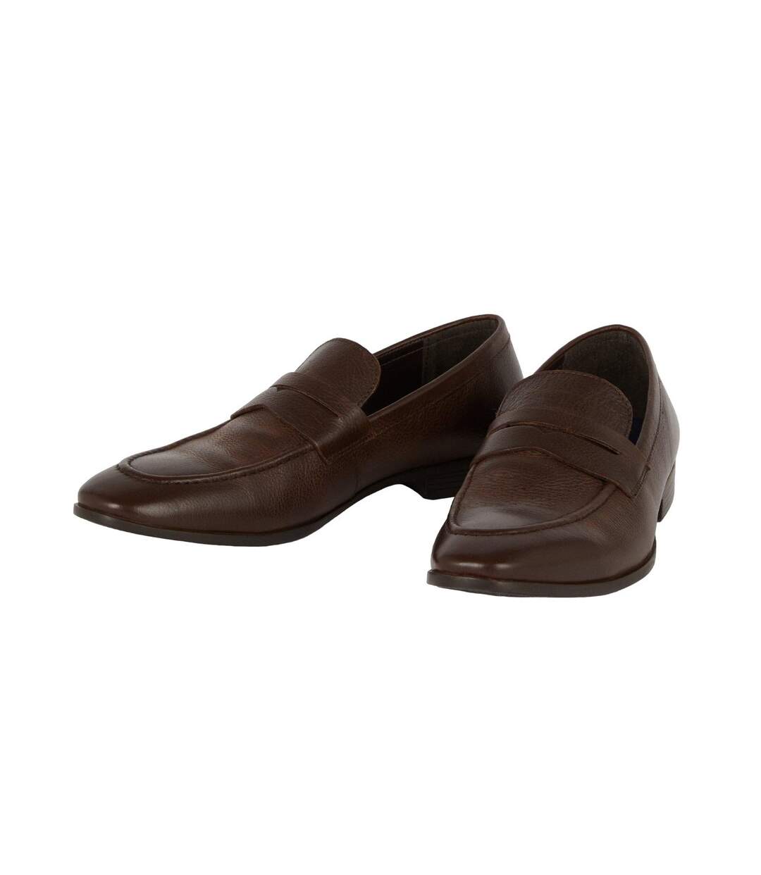 Mocassins homme marron foncé Debenhams-1