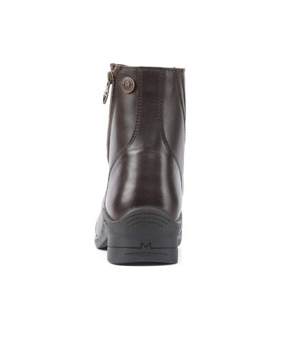 Moretta Womens/Ladies Alessia Grain Leather Paddock Boots (Brown)