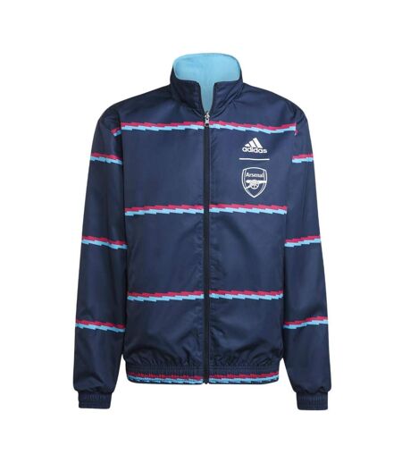 Arsenal veste anthem marine homme adidas - l