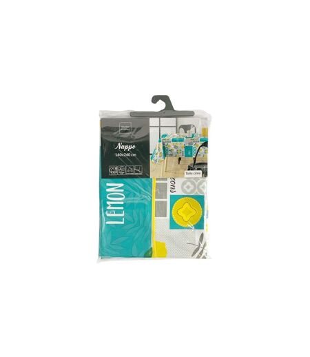Nappe Toile Cirée Citronnade 140x240cm Jaune