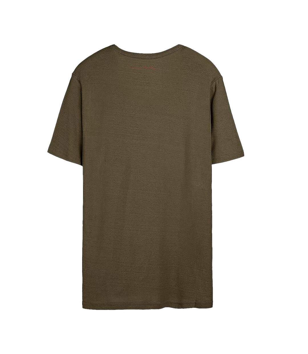 T-Shirt kaki homme teddy smith gabriel-2