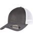 Casquette omnimesh adulte gris foncé / blanc Flexfit-1