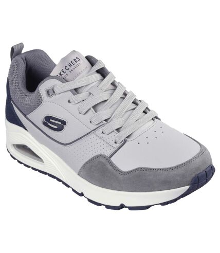 Skechers Womens/Ladies Uno Retro One Leather Sneakers (Gray) - UTFS10493