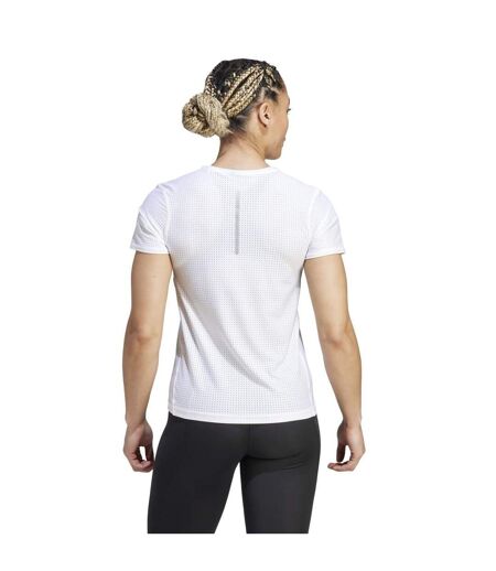 T-shirt fast femme blanc Adidas