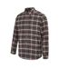Mens Checkered Shirt Black Grey Firetrap-3