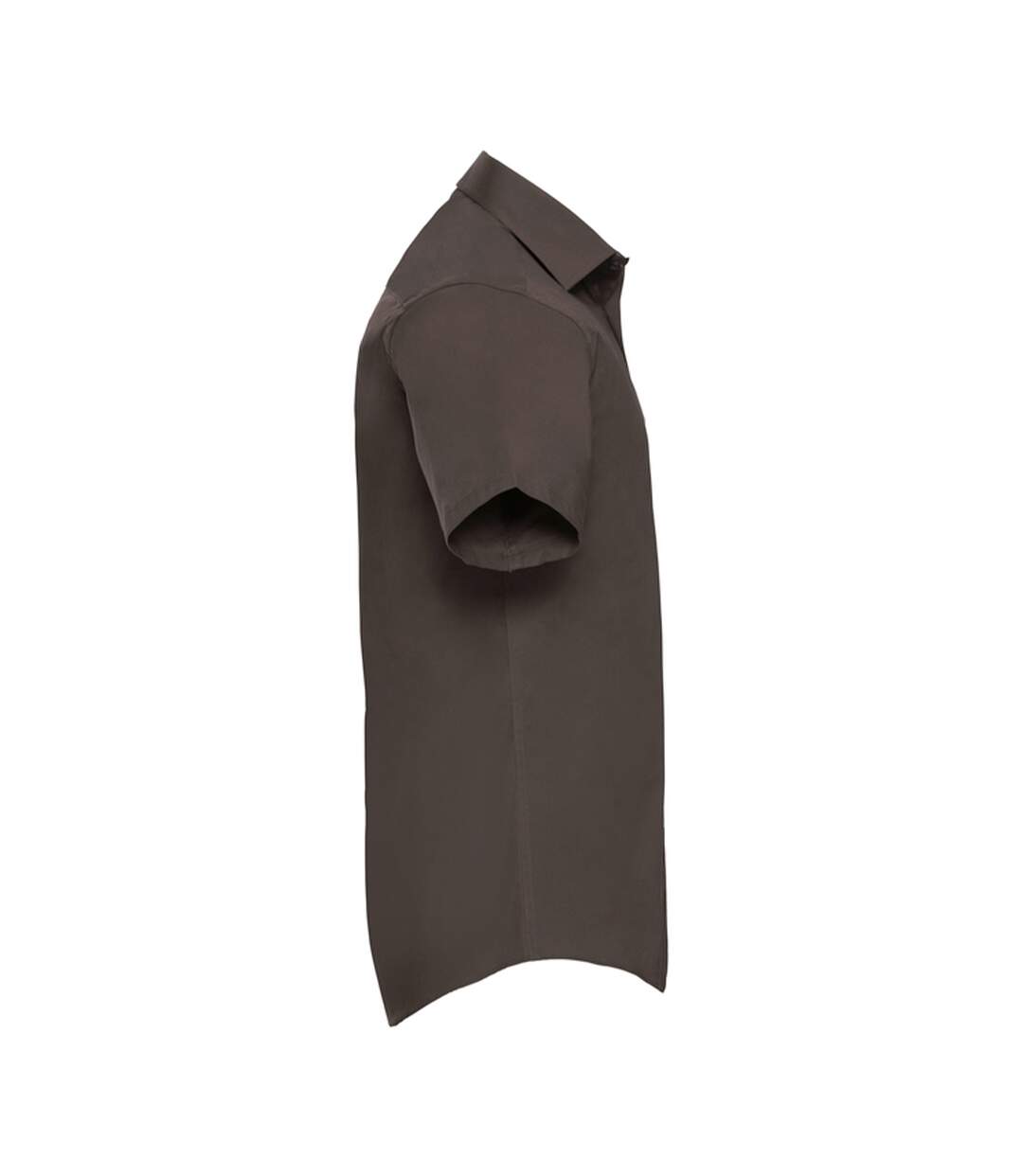 Chemise Manches Courtes Homme Chocolat Russell Collection-3