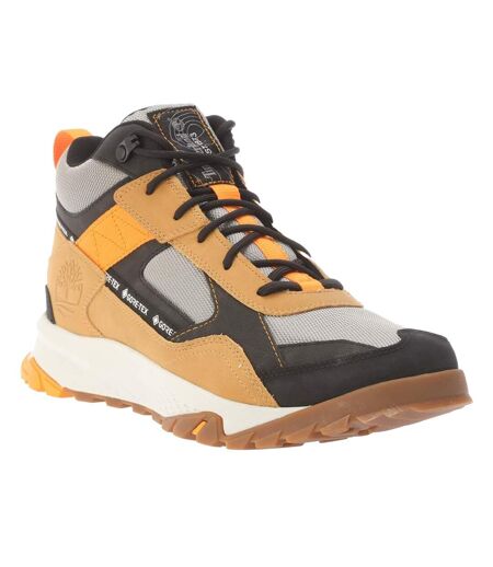 Mens Lincoln Peak Suede Mid Cut Waterproof Hiking Boots Wheat Timberland