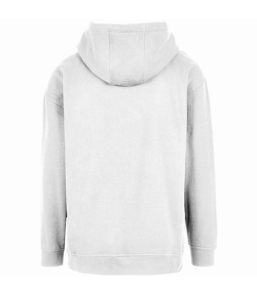 Sweat à capuche basic homme blanc Build Your Brand