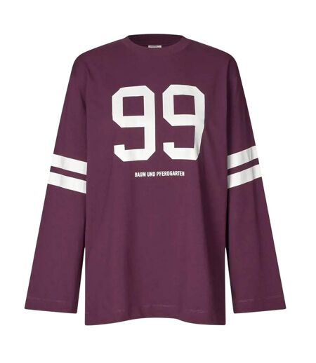 Mens Jeevana T-shirt Italian Plum Baum Und Pferdgarten