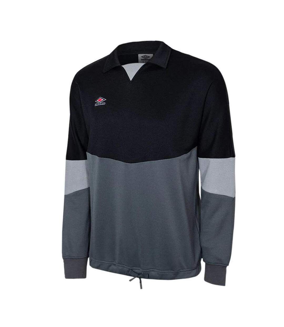 Sweat noir homme umbro drill top-2