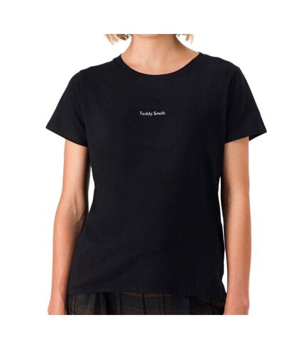 T-shirt Noir Femme Teddy Smith Ribelle