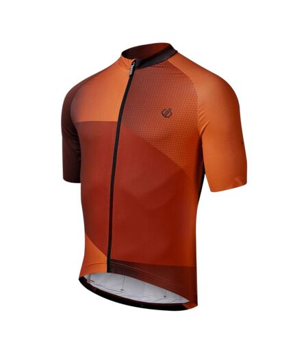 Maillot De Cyclisme Motif/style Éclair Homme Orange Rouge Dare 2B