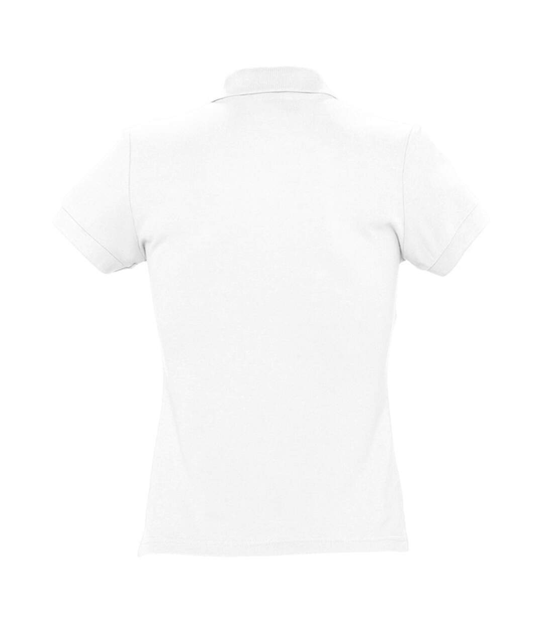 Passion polo 100% coton à manches courtes femme blanc SOLS-2