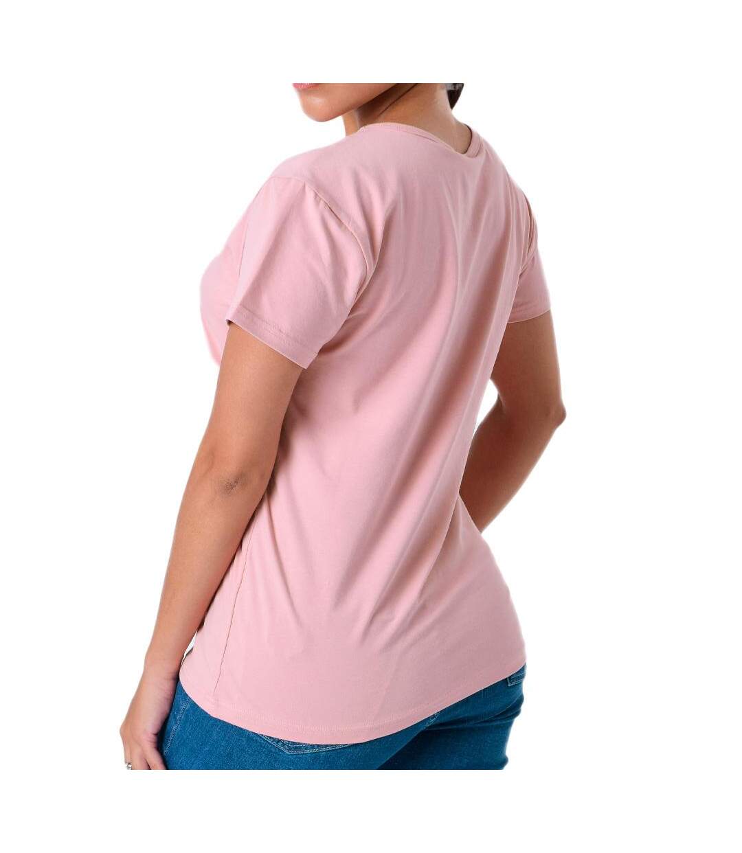 T-shirt Rose Femme Project X Paris Basic Broderie F221114 - S