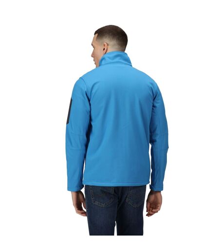 Regatta Standout Mens Arcola 3 Layer Softshell Jacket (Waterproof And Breathable) (French Blue / Seal Grey) - UTRW3691
