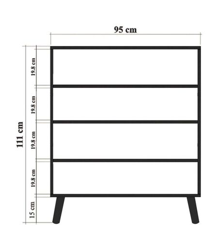 Buffet en aggloméré Multilux Palm