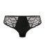 Womens/ladies Geometric Lace Briefs Black Fantasie-2