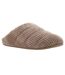 Womens/ladies chrissie corduroy fleece lined slippers mink FitFlop-1