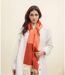 écharpe Femme Douce et Stylée - Rouge Tendance pour un Look mode-5