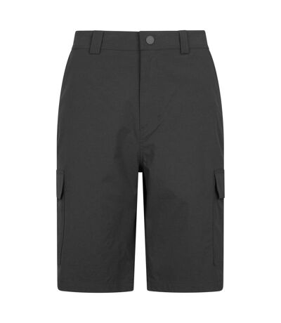 Mens delta stretch cargo shorts black Mountain Warehouse