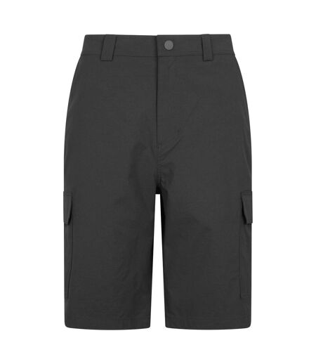 Mens delta stretch cargo shorts black Mountain Warehouse