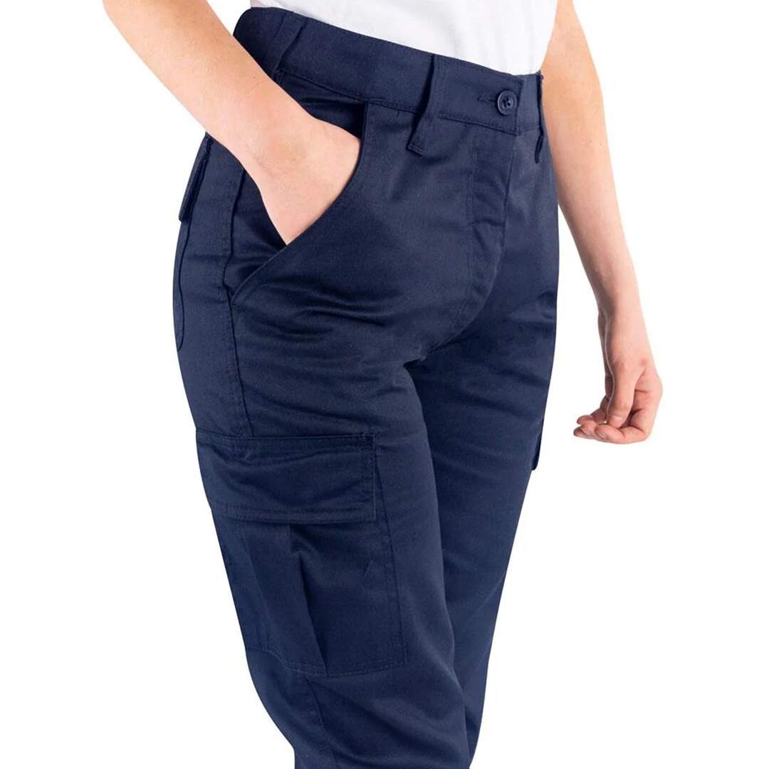 Pantalon à poches classic femme bleu marine Lee Cooper-3