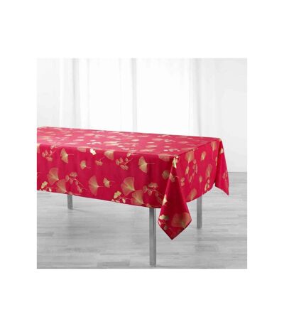 Nappe Imprimée Bloomy 150x240cm Rouge