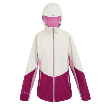 Veste imperméable raddick femme vanille clair / bordeaux / lilas Regatta