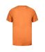 Mens Plain Cotton Oversized T-shirt Orange Comme Des Garçons-2