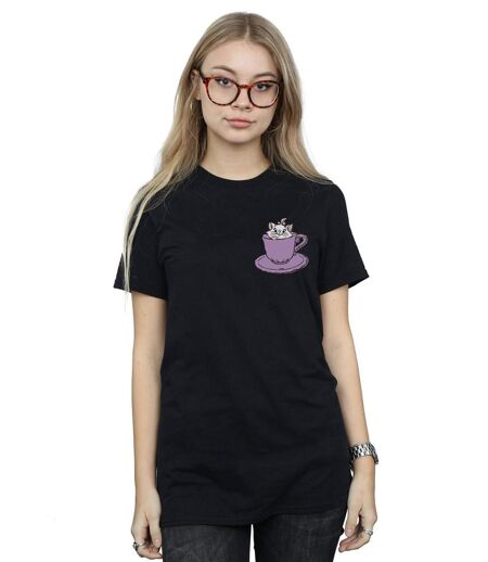 Disney - T-shirt ARISTOCATS MARIE IN CUP BREAST PRINT - Femme (Noir) - UTBI17431
