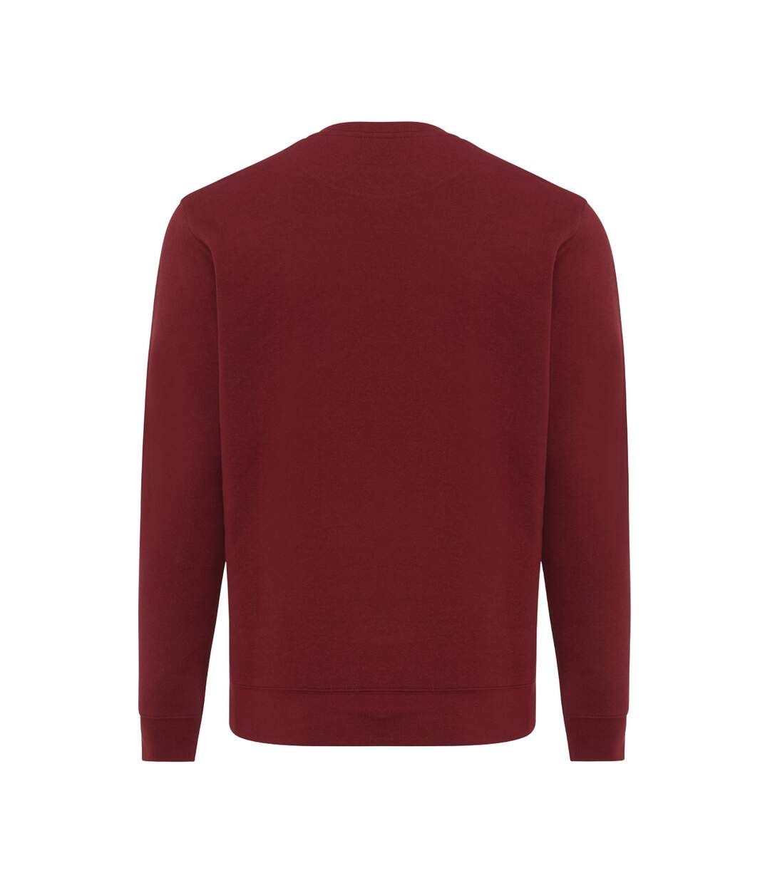 Unisex adult etosha recycled cotton lightweight sweatshirt burgundy Iqoniq-2