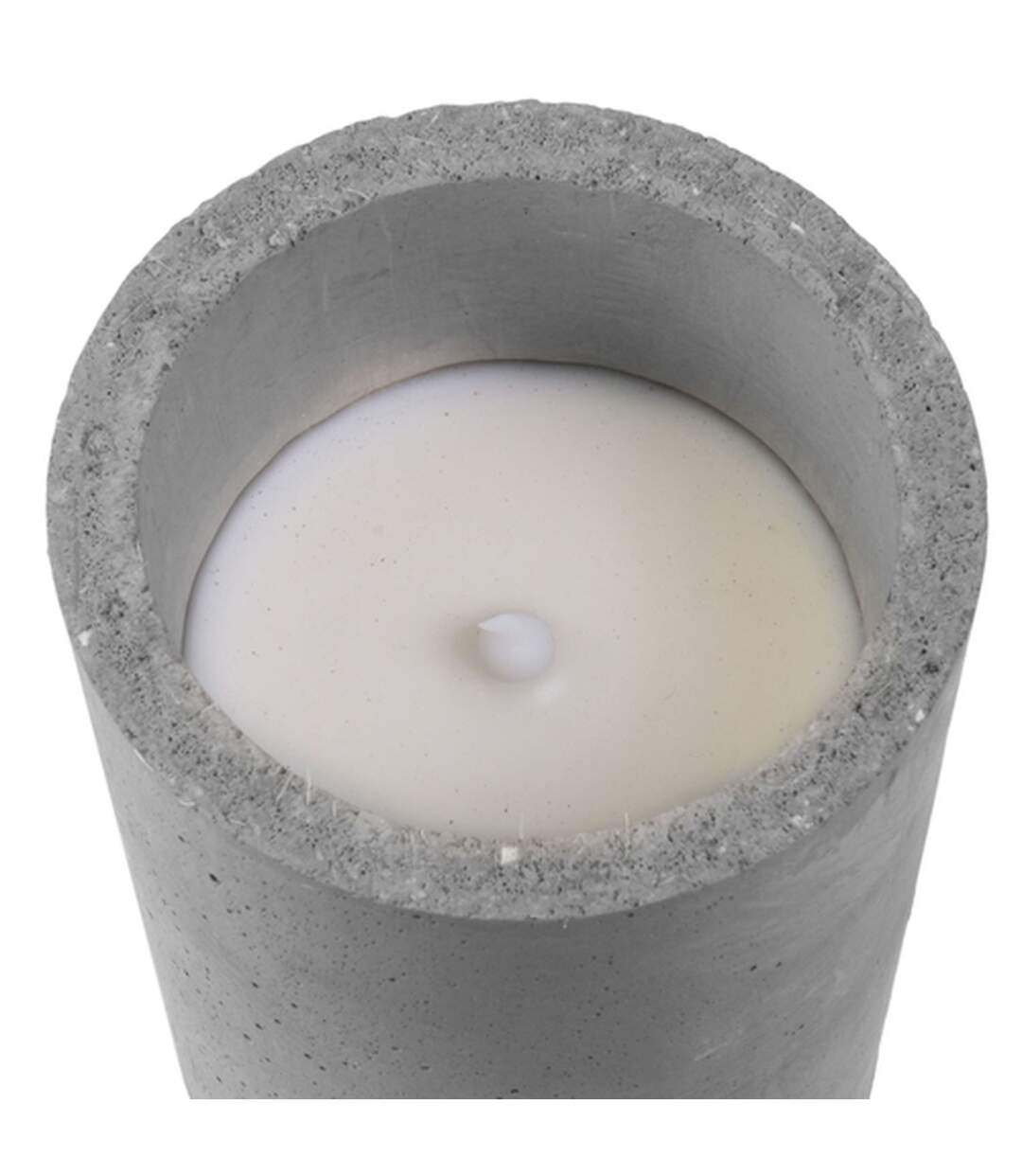 Bougie LED design ciment Factory - Gris-1