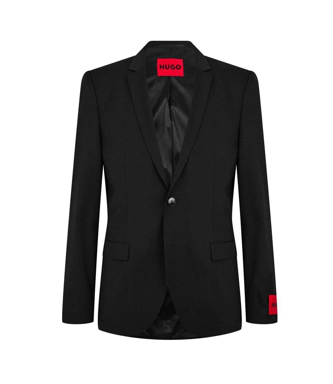 Mens Arti Slim Blazer Black Hugo Boss-2