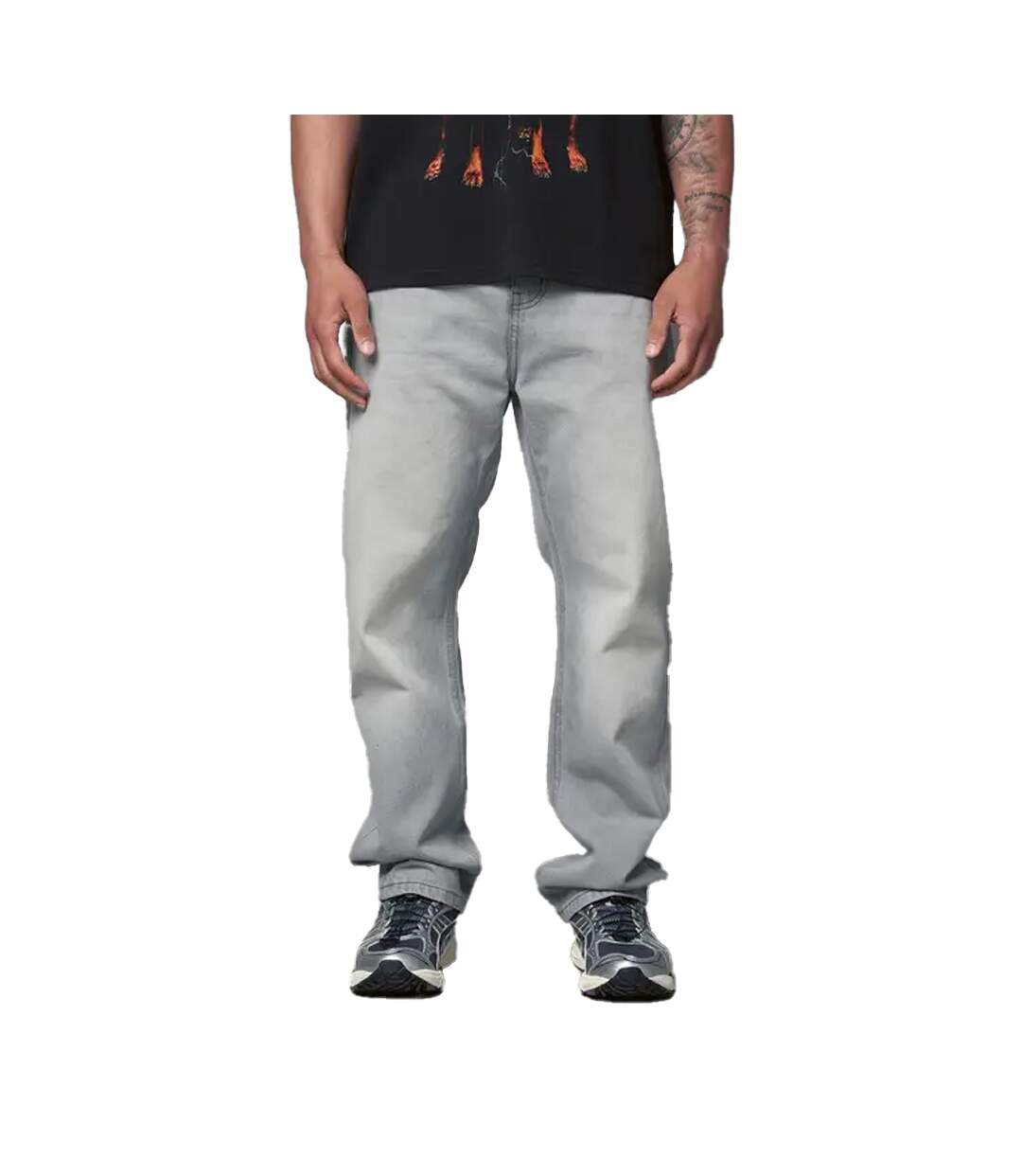 Jean Studio Dee Homme Gris Clair Délavé Kings Will Dream-2