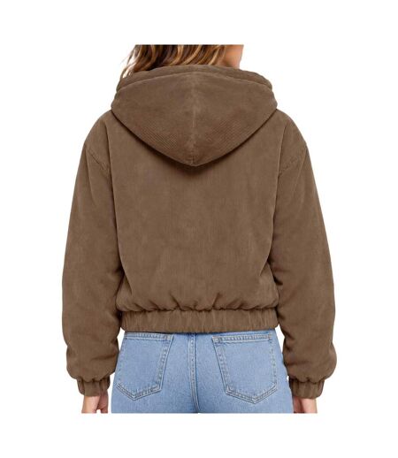 Blouson marron femme only corduroy
