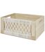 Lot de 3 Caisses Gigognes Boho 35cm Beige-3